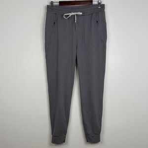 Vuori Ponto Performance Joggers Mens Large Gray Heather Gym Workout Training